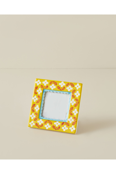 English Home Karine Stoneware Çerçeve 8x8 cm Multicolor