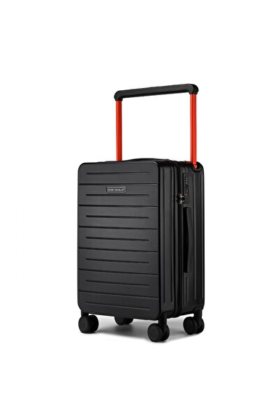 British Traveller K2291L - Troler rigid din policarbonat cu mâner lat de 20 d...