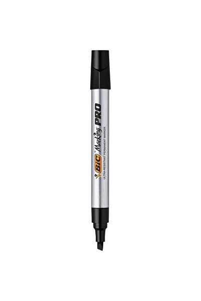 Bic Marker negru permanent cu vârf teșit pentru uz industrial