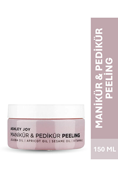 ASHLEY JOY Manikür Pedikür Peelingi 150 ml Vücut, Tırnak Bakımı, Jojoba & Sus...
