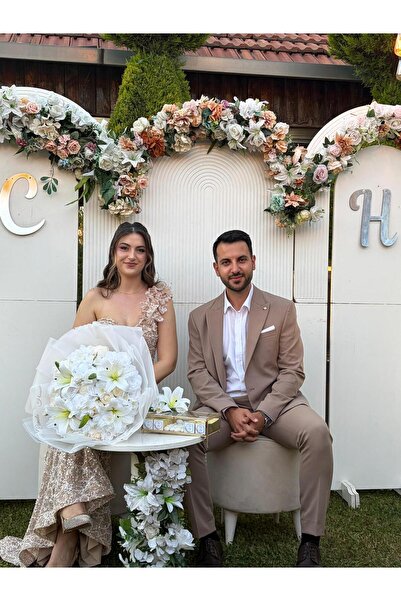 Zeynep tasarim organizasyon Lilyum yapay buket isteme çiçeği