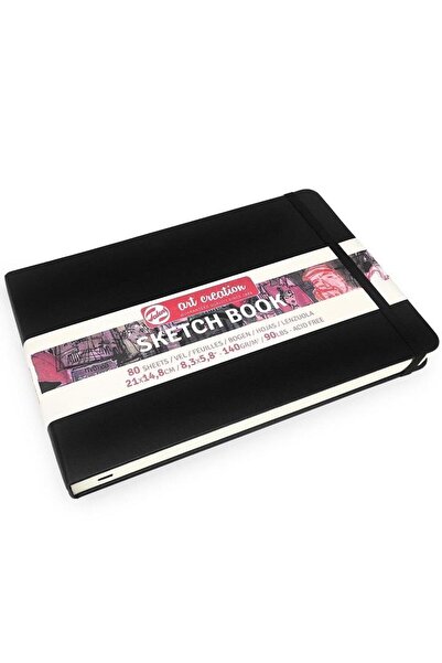 Talens Art creation Sketch Book Eskiz Bloğu 21x14,8 140gr 80 Yaprak SİYAH