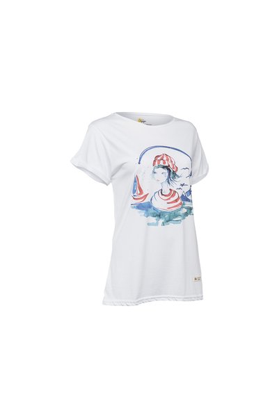 ANEMOSS تي شيرت نسائي من نوع Sailor Girl