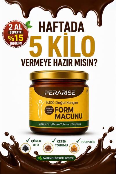 PeraRise Yüksek etkili iştah kapatıcı yağ-yakici Özel Form macun Detox Organi...