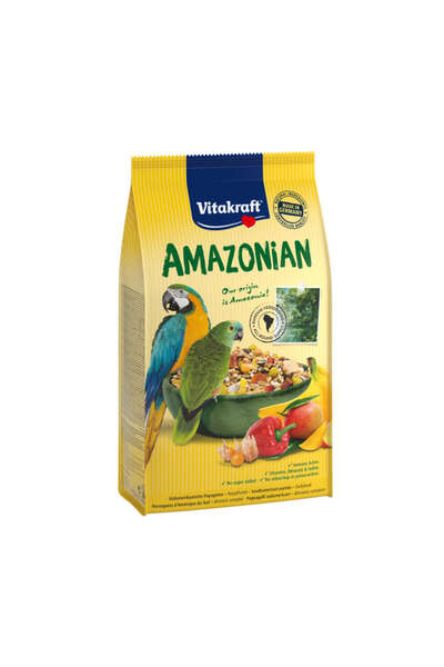 Vitakraft 1714352816 AMAZON AFRIKA VE GRI PAPAĞAN YEMI 750 GR X (155243) 1 ADET