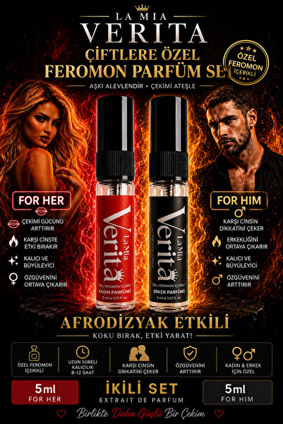 la mia verita Sensfeel™ Feromon Parfüm Seti - Magnet Aşkın ve Tutkunun Kimyas...