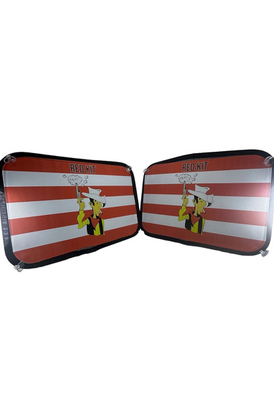TKY Accesoriu pentru perdea laterală din sticlă imprimată „Kit roșu” - POTriv...