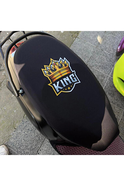 Generic Brand HUSĂ MOTOCICLETĂ DIN BUMBAC PEȚINET CU MODEL KING BLACK - MOTOR