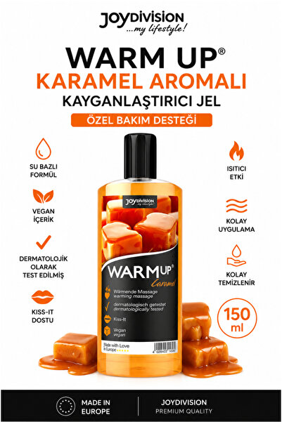 Joy Division Warmup Karamel Aromalı Kayganlaştırıcı Jel 150 Ml