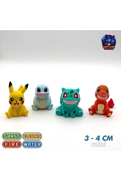 Neptune3D Favori Pokemon Figür Başlangıç Seti
