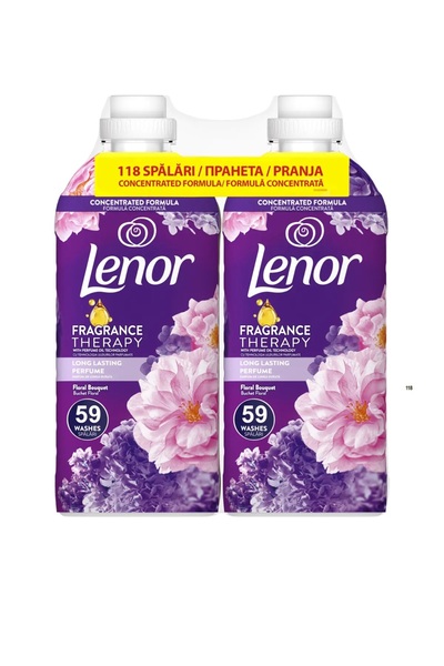 lenor 2x Balsam de rufe Floral Buchet, 1.239l