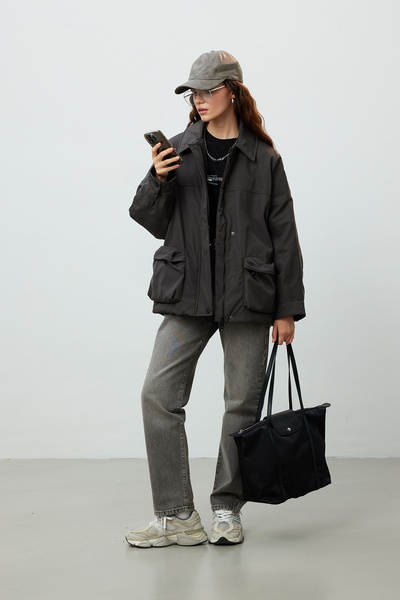 Manuka PALAC BOMBER OVERSIZE KHAKI