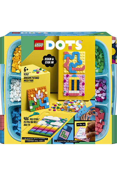LEGO DOTS - Mega pachet cu plasturi adezivi 41957, 486 bucăți
