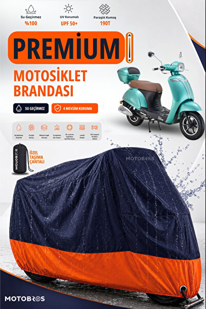 Motobros غطاء دراجة نارية من نوع Falcon Soft 50، غطاء محرك مقاوم للماء، قماش ...