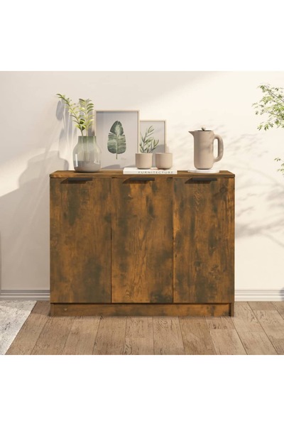 Concept Servantă, stejar fumuriu, 90,5x30x70 cm, lemn prelucrat