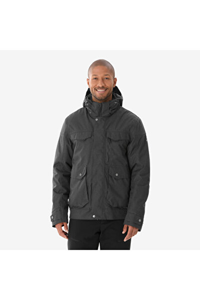 Decathlon Quechua Erkek Su Geçirmez Outdoor Kar Montu/Kışlık Mont - Gri - NH5...