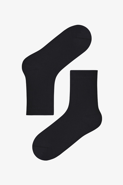Penti Siyah Unisex Çocuk High Comfort B Soket Çorap