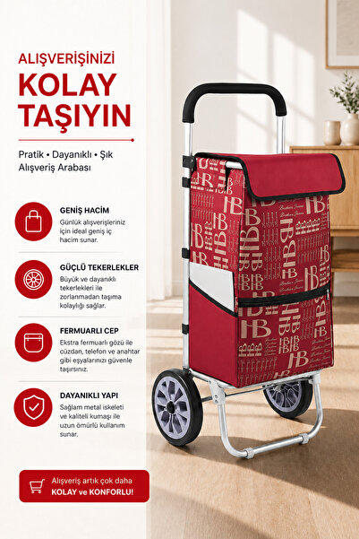 Vadi Ses Yapmaz Tekerlekli Su Geçirmez Çantalı Alüminyum Gövdeli Lüks Pazar A...