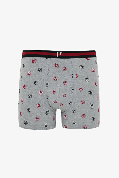 Penti Erkek Organik Çizgili 3'lü Boxer