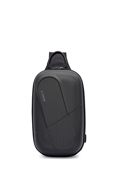 Derimod D-Pack Unisex Siyah Mini Kumaş Çapraz Çanta 25WBD3012HC