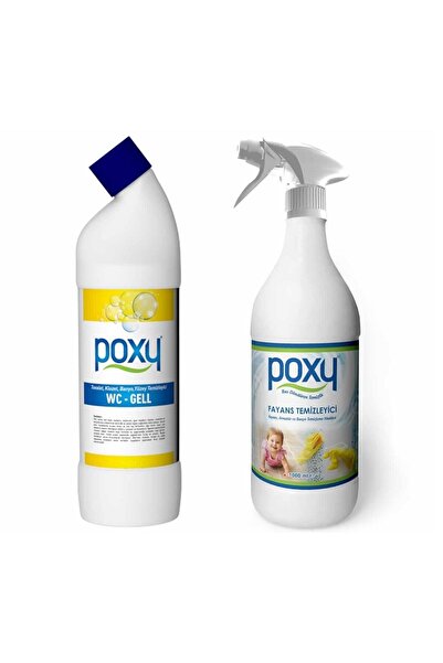Poxy Fayans ve Banyo 1000 ml + Wc Jell 1000 ml SET