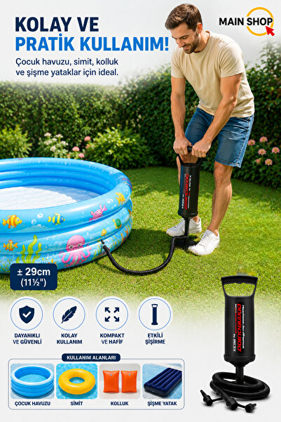MAİN SHOP Intex pumpa u kutiji od 29 cm za naduvavanje dušeka, čizama, prsluk...