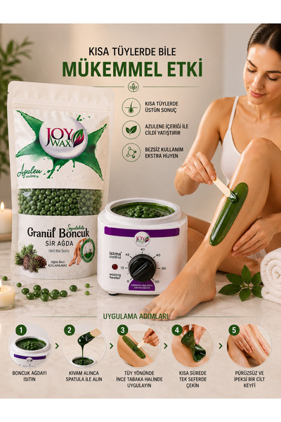 JOYWAX : Granül Bocuk Soyulanabilir Sir Ağda Azulen 250gr