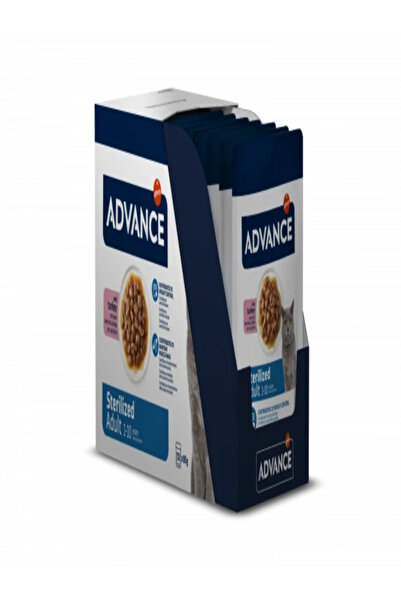 Advance CAT WET STERIL CURCAN 85G x 12 buc, plic hrană umedă pentru pisici