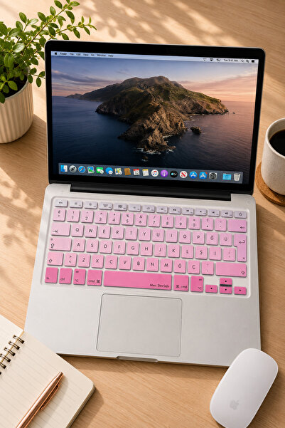 Mcstorey Macbook Air Pro Klavye Koruyucu (TÜRKÇE Q) (ESKİ USB'Lİ MODEL 2008-2...