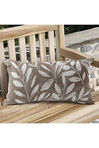 PAN HOME Scale Botanical Print Lumbar Pillow With Zipper Closure 240 Gsm - 30...