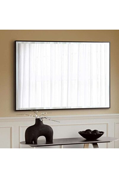 PAN HOME Mojo Bevelled Wall Mirror 82x122cm - Black