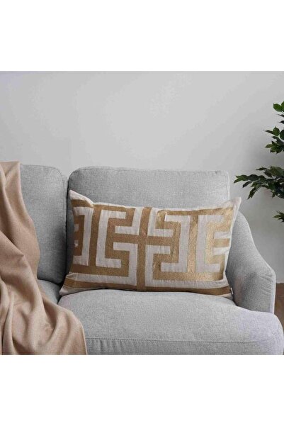 PAN HOME Alvaro Embroidered Cushion Cover 40x65cm - Gold