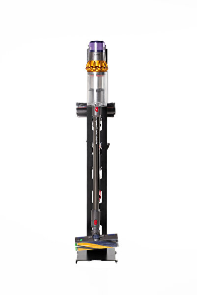 ARTE METAL Dyson Uyumlu Metal Dikey Süpürge Standı Dyson Uyumlu Dikey Süpürge Standı Antrasit Renk Dyson V15 - Gen5 Detect - V11 - V10 - V8 Modellere Uyumlu
