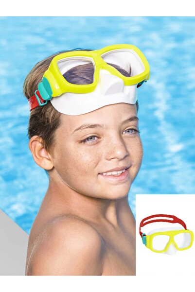 TOYFEST قناع نظارات السباحة باللون الأصفر Hydro Swim - للأعمار فوق 7 سنوات و1...