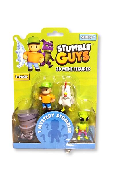 TOYFEST Stumble Guys Seri 2 - 5 li Figür Seti -  Twister - Mr. Stumble - Chic...