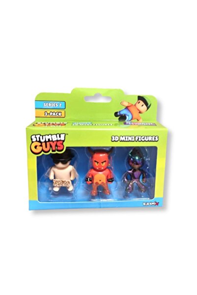 TOYFEST Stumble Guys Seri 2 - 3D Mini 3 lü Figür Seti - The FreeSpirit - Red ...