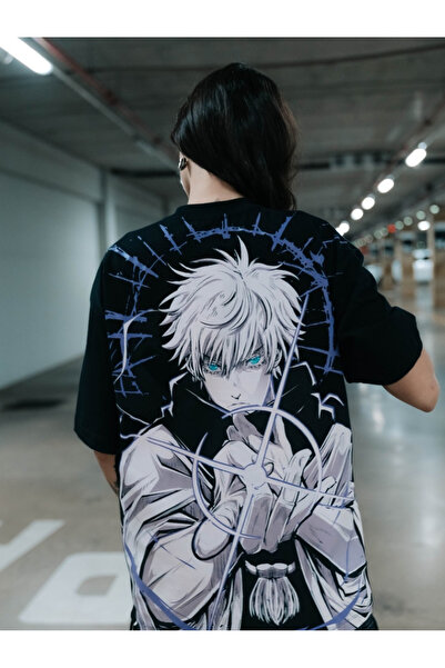 SHINOBIX Jujutsu Kaisen Anime Gojo Satoru The Strongest Full-Print Oversize B...