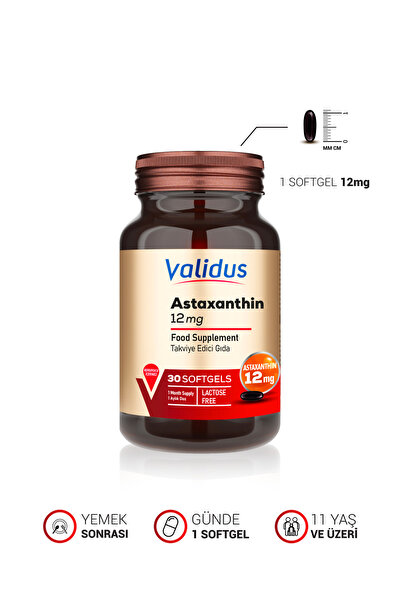 Validus Astaksantin 12 mg 30 Softgel