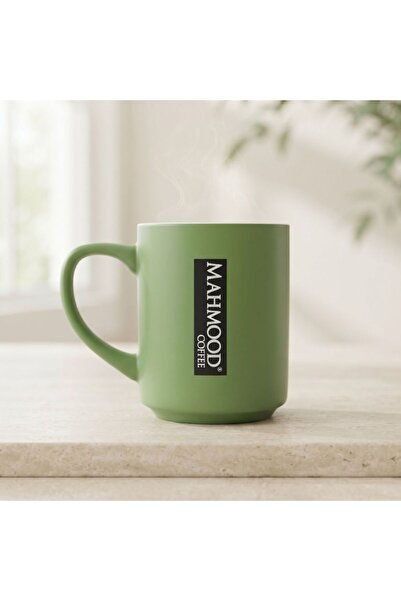 Mahmood Coffee Mottolu Porselen Kupa Yeşil