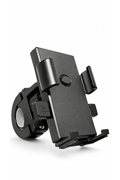 Camel Anti-Shake Auto Lock Motorcycle Phone Mount, 360 Degree Rotation Handle...