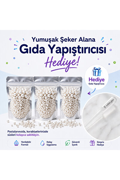 Genel Markalar Beyaz Sedef Festival Boncuk Şeker 35 Gr