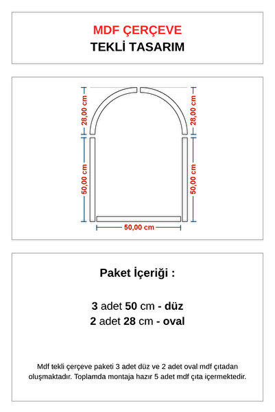 DİECOR Dekoratif Ahşap Duvar Çerçeve Paneli Seti – Modern Kendin Yap Çerçeve Kiti
