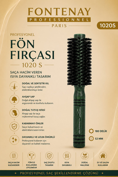Fontenay Profesyonel Fön Fırçası 1020 S