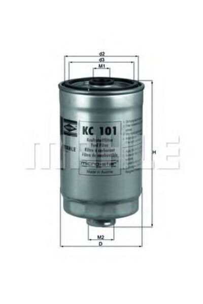 Mahle Original Filtru de combustibil KC 101