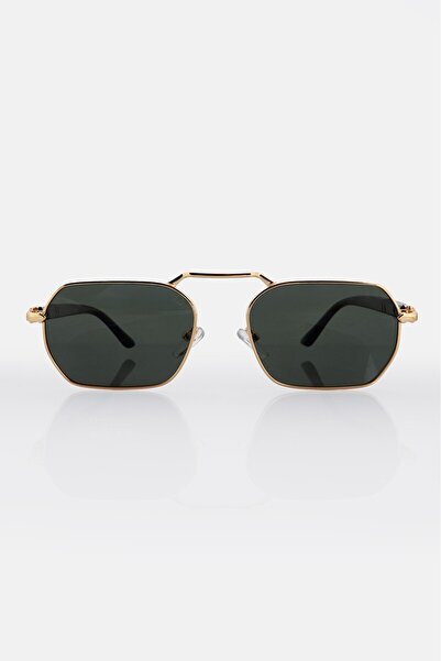 aksesuarix Hexa Gold Line Polarized Men's Sunglasses