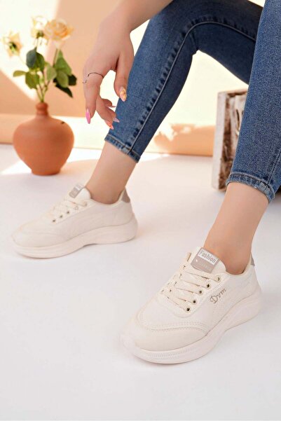 Nesil Shoes Dvm 063 Pantofi de damă din spumă cu memorie bej