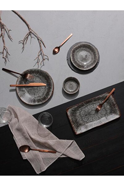 Porland Stoneware Iris 11 Parça 4 Kişilik Kahvaltı Takımı 04SWA000300