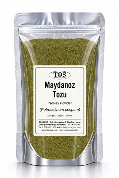 TOS The Organic Spices Maydanoz Yaprağı Tozu 50 gr (1. Kalite) Petroselinum c...