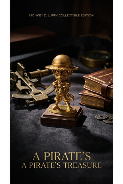 CRAFTEL TatuCraft One Piece Monkey D. Luffy Büst Figür 10cm - Gold Efekt Kole...