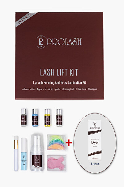 Prolash Eyelash Lifting Set Eyebrow Lamination Set And Brown Eyebrow Eyelash ...